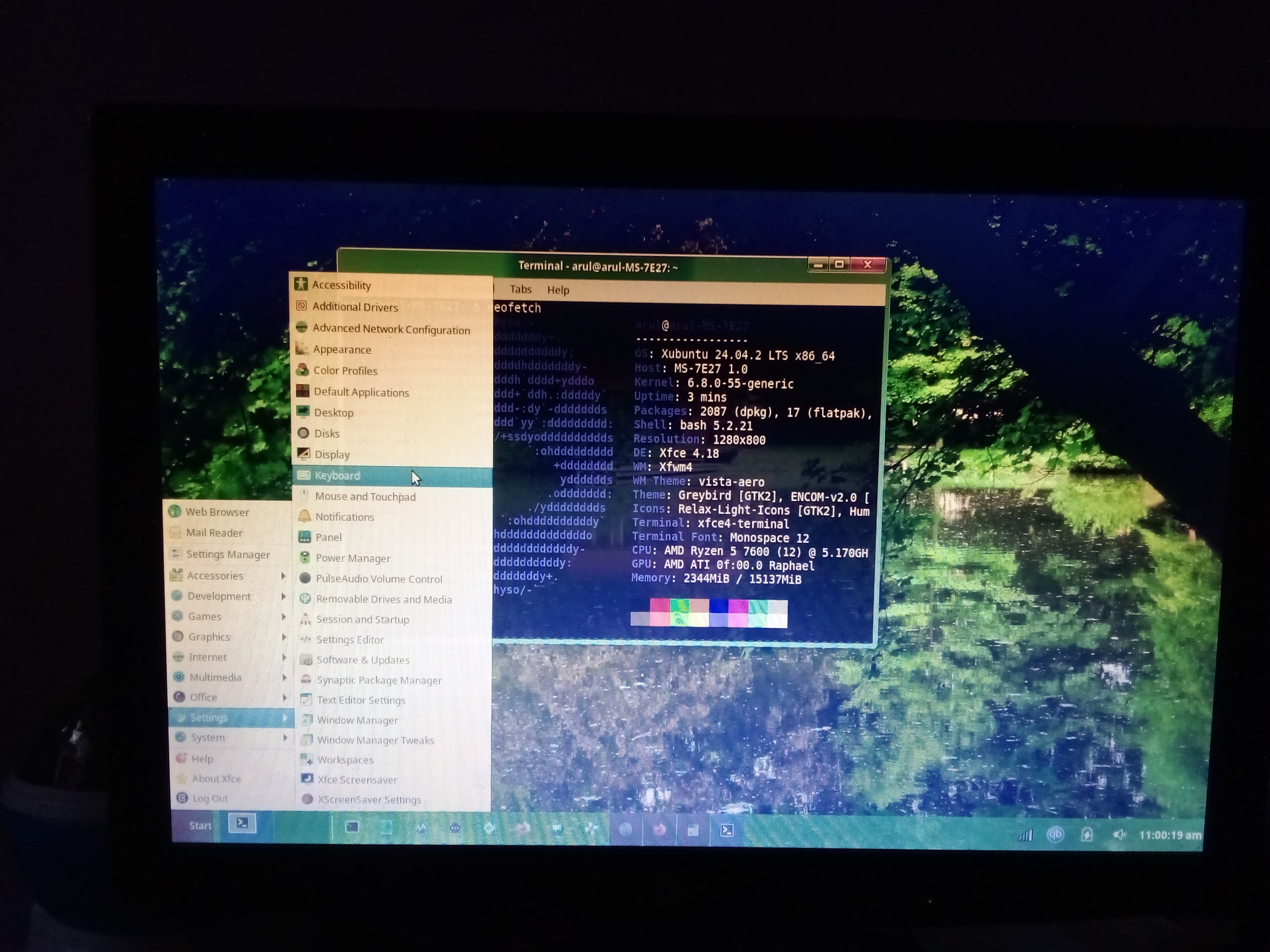 start menu